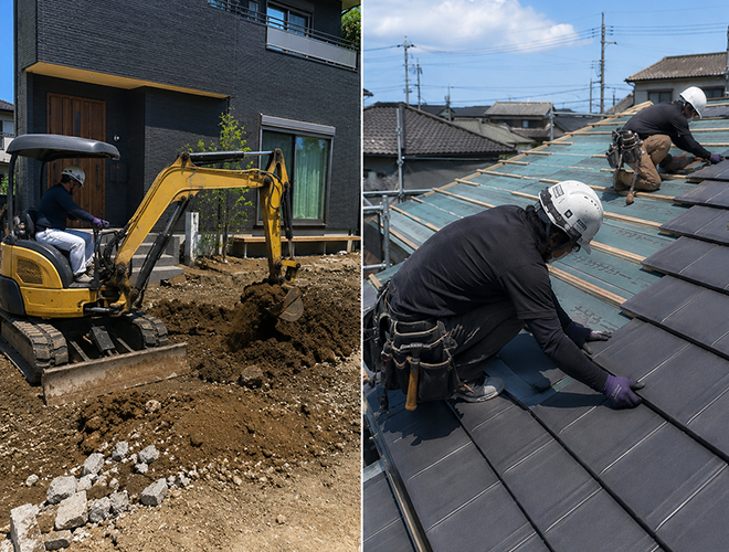 外構工事・建築工事